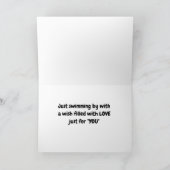 ハッピーバースデー**SIS**かわいいカワウソ カード (内部)