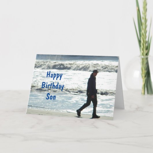 ハッピーバースデー***SON*** カード (正面)