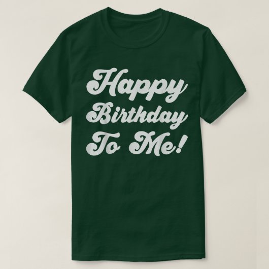 ハッピーバースデー Tシャツ (デザイン正面)
