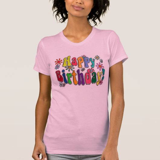 ハッピーバースデー Tシャツ (正面)