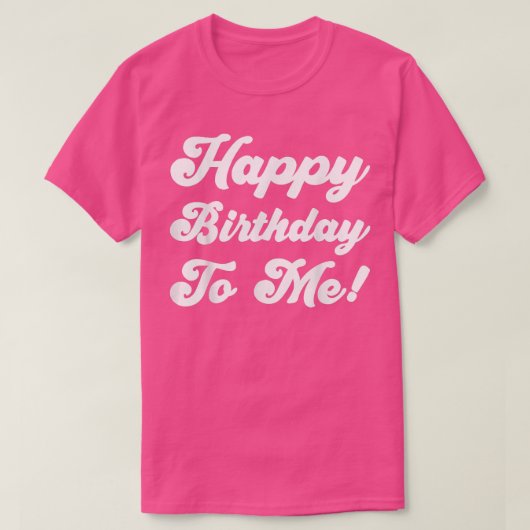 ハッピーバースデー Tシャツ (デザイン正面)