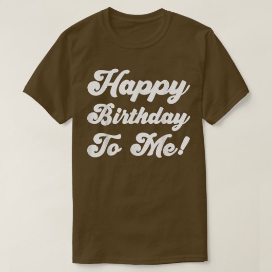 ハッピーバースデー Tシャツ (デザイン正面)