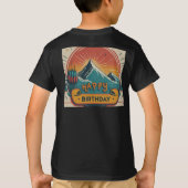 ハッピーバースデー Tシャツ (裏面)