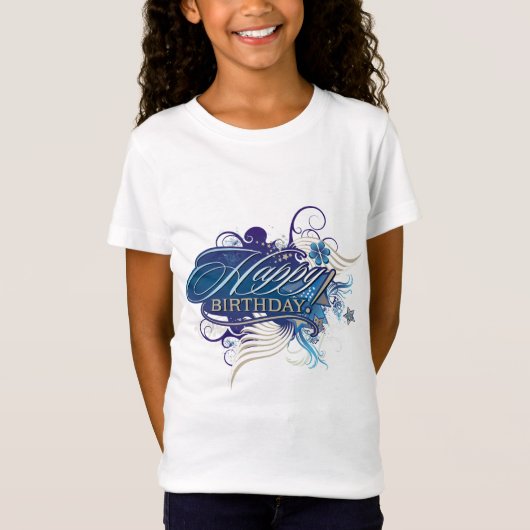 ハッピーバースデー Tシャツ (正面)