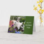 ハッピーバースデー***TWIN*** カード (黄色い花)