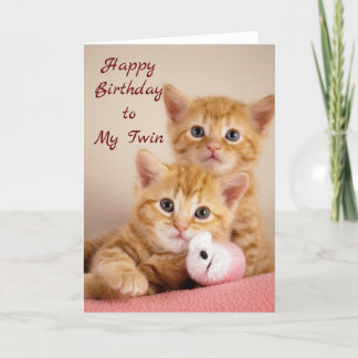 ハッピーバースデー****TWIN**** カード