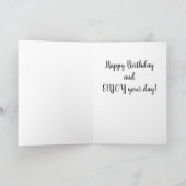 "ハッピーバースデー" ***TWIN SIS***誕生日カード シーズンカード (内部)