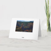 ハッピーバースデー、Waipooの滝、Waimea渓谷、カウアイ島 カード (裏面)