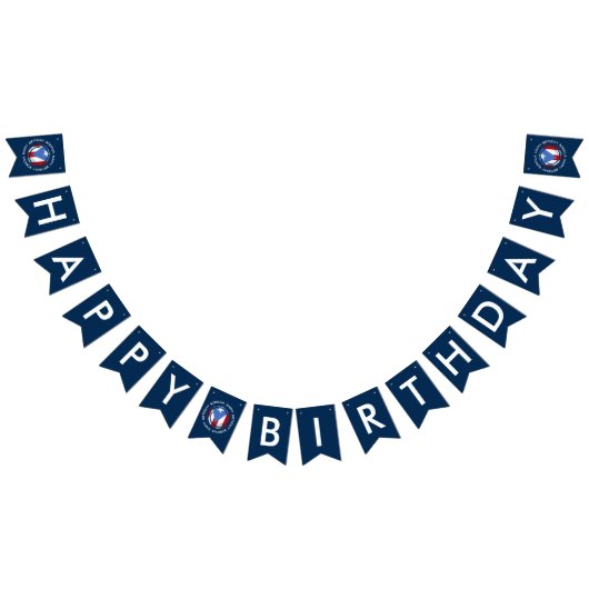 ハッピーバースデーBoricuaのプエルトリコの旗 バンティングフラッグ (全)