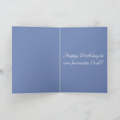 "ハッピーバースデーCancerian"の元の芸術のデザイン カード (内部)