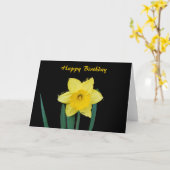 ハッピーバースデーDaffodil油 カード (黄色い花)