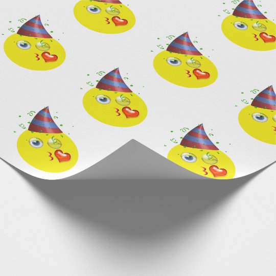 ハッピーバースデーEmoji ラッピングペーパー