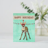 ハッピーバースデーFAWNはがき ポストカード (スタンド正面)