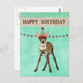 ハッピーバースデーFAWNはがき ポストカード (正面/裏面)