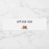 ハッピーバースデーforバーボン恋人 ペットボトルラベル (シングルラベル)