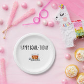 ハッピーバースデーforバーボン恋人 ペーパープレート (パーティー)