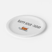 ハッピーバースデーforバーボン恋人 ペーパープレート (アングル)