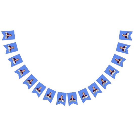 ハッピーバースデーfromエリザベスウォーレン バンティングフラッグ (全)