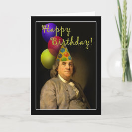 ハッピーバースデーfromベンフランクリン カード