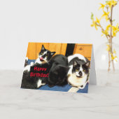 ハッピーバースデーFrom Your Cat Collection – カード (黄色い花)