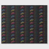 ハッピーバースデーin韓国생일 축하 해요レインボー#3 ラッピングペーパー (フラット)