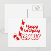 ハッピーバースデーJESUS -.png ポストカード (正面/裏面)