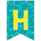 ハッピーバースデーlプールパーティーlサマーフルーツフロート バンティングフラッグ (第2の旗)