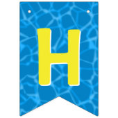 ハッピーバースデーlプールパーティーlサマーフルーツフロート バンティングフラッグ (第2の旗)