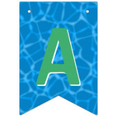 ハッピーバースデーlプールパーティーlサマーフルーツフロート バンティングフラッグ (第3の旗)