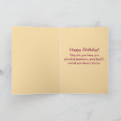 ハッピーバースデーLoveCircleグリーティングカード カード (内部)