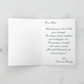 ハッピーバースデーMOMフォトカードテンプレート カード (内部)