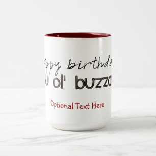 ハッピーバースデーOleのBuzzard ツートーンマグカップ