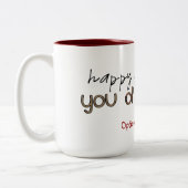 ハッピーバースデーOleのBuzzard ツートーンマグカップ (左)