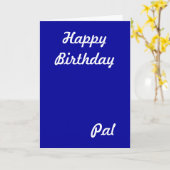 ハッピーバースデーPalグリーティングカード カード (黄色い花)