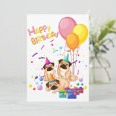 ハッピーバースデーPUGS 招待状 (スタンド正面)