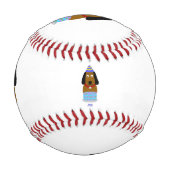 ハッピーバースデーPUP野球 野球ボール (裏面)