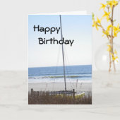 ハッピーバースデーSON カード (黄色い花)