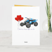 ハッピーバースデーSon 4x4トラック恵み信仰 カード (裏面)