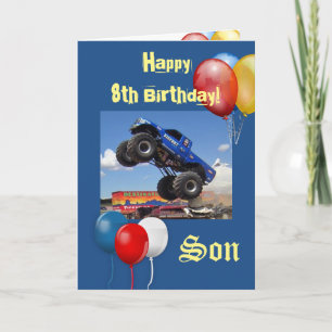 ハッピーバースデーSon 4x4トラック恵み信仰 カード