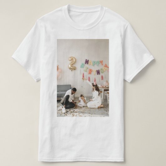 ハッピーバースデーtシャツ tシャツ (デザイン正面)