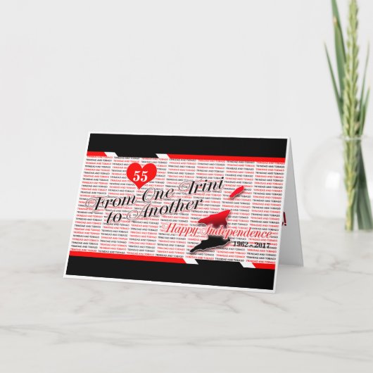ハッピーバースデーT&T独立性 カード (正面)