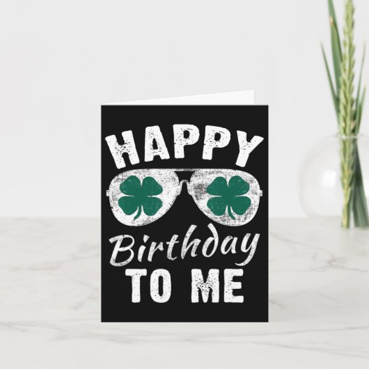 ハッピーバースデーTo Me St. Patrick's Day 2024 Lucky カード (正面)