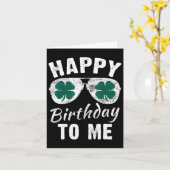 ハッピーバースデーTo Me St. Patrick's Day 2024 Lucky カード (黄色い花)