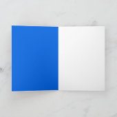 ハッピーバースデーTo You Poodleグリーティングカード ノートカード (内部)