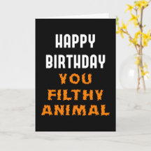 ハッピーバースデーYou不潔な動物のおもしろい侮辱