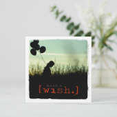 ハッピーバートデイフラットフォトカード カード (スタンド正面)