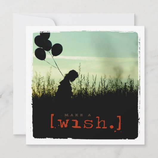 ハッピーバートデイフラットフォトカード カード (正面)