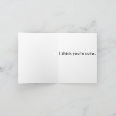 ハッピーバードグリーティングカード カード (内部)