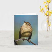 ハッピーバードグリーティングカード カード (黄色い花)