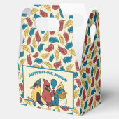 ハッピーバードデイカートゥーンバードをテーマにした誕生日 フェイバーボックス (オープン)
